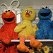 Elmo, Big Bird, and Cookie Monster at FAO Schwarz, May 2011