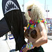 Hula Guy and Shark at the Coney Island Mermaid Parade, June 2007