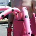 Detail of the Pink Octopus Guy at the Coney Island Mermaid Parade, June 2007