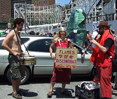 Flames of Discontent Band at the Coney Island Mermaid Parade, June 2007June 2007