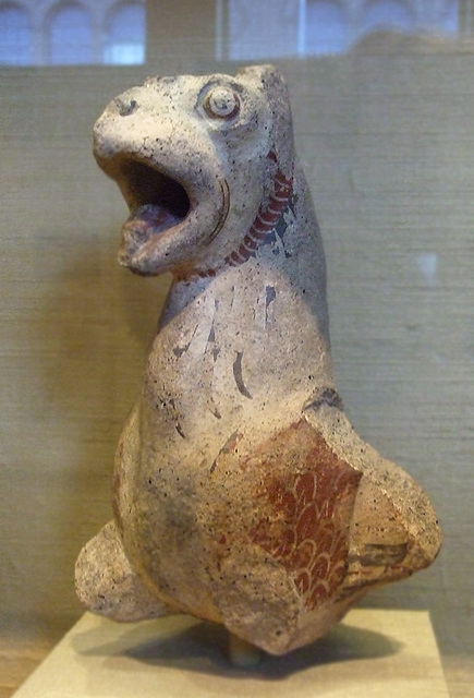 Terracotta Acroterion in the University of Pennsylvania Museum, November 2009