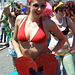 Lobster Girl at the Coney Island Mermaid Parade, June 2007