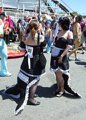 The French Mermaids at the Coney Island Mermaid Parade, June 2007