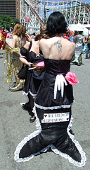 The French Mermaids at the Coney Island Mermaid Parade, June 2007