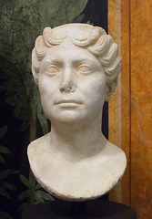 Marble Portrait of a Middle-Aged Woman in the University of Pennsylvania Museum, November 2009