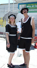 Turn of the Century Bathers at the Coney Island Mermaid Parade, June 2007