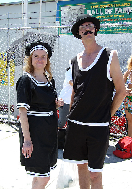 Turn of the Century Bathers at the Coney Island Mermaid Parade, June 2007