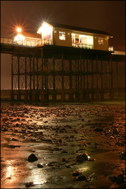 wet beach