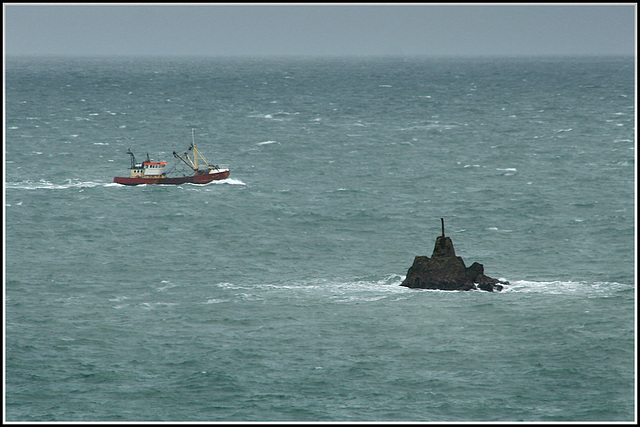 Passing the "Crow Rock"