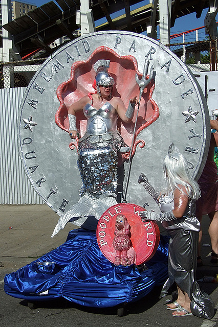Poodle World Float at the Coney Island Mermaid Parade, June 2007