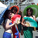 Geisha Girl Mermaids at the Coney Island Mermaid Parade, June 2007