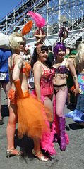 Three Mermaids at the Coney Island Mermaid Parade, June 2007