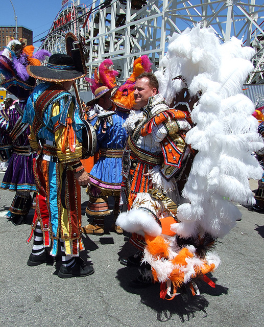 Costumed Band at the Coney Island Mermaid Parade, June 2007