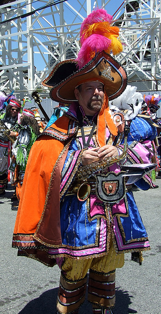 Costumed Band at the Coney Island Mermaid Parade, June 2007