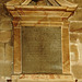 Memorial to Charles Wilmot, Saint Michael's Church, Kirk Langley, Derbyshire