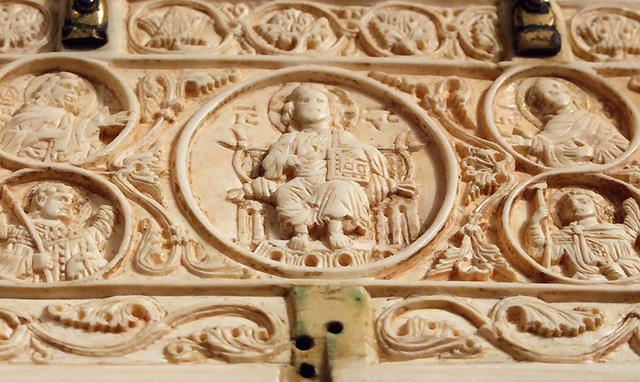 Detail of the Cover of an Ivory Casket in the Metropolitan Museum of Art, August 2007