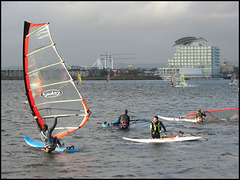 wind surfers