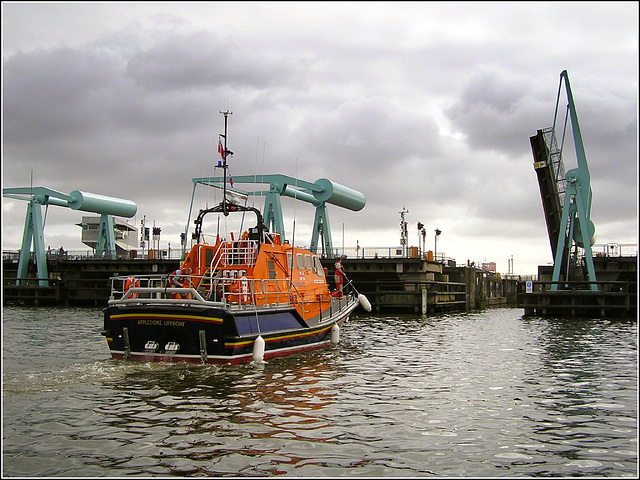 Lifeboat departure