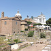 View of the Imperial Fora from the Templum Pacis in Rome, June 2012