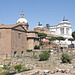 View of the Imperial Fora from the Templum Pacis in Rome, June 2012