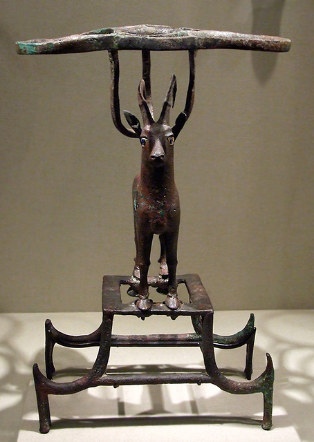 Vessel Stand with Ibex Support in the Metropolitan Museum of Art, February 2008