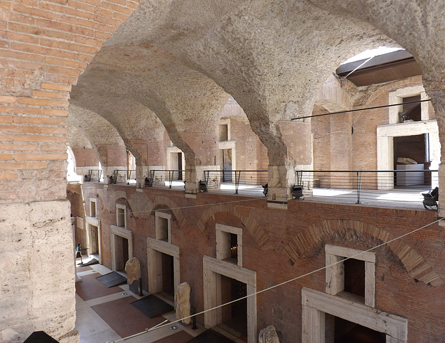The "Aula" in the Markets of Trajan, July 2012