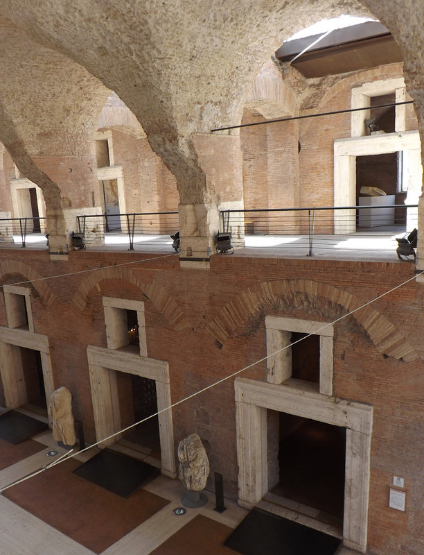 The "Aula" in the Markets of Trajan, July 2012