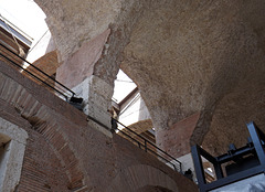 The Arches and Buttresses of the "Aula" in the Markets of Trajan, July 2012