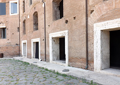 Detail of the Hemicycle of the Markets of Trajan, July 2012