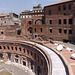 Detail of the Hemicycle of the Markets of Trajan, July 2012