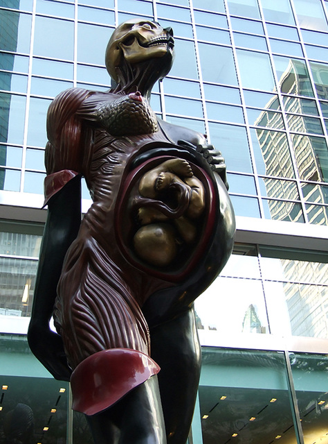 The Virgin Mother by Damien Hirst at Lever House, June 2007