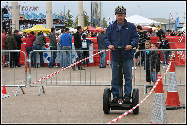 Old git on a Segway