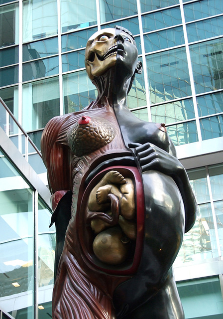 The Virgin Mother by Damien Hirst at Lever House, June 2007