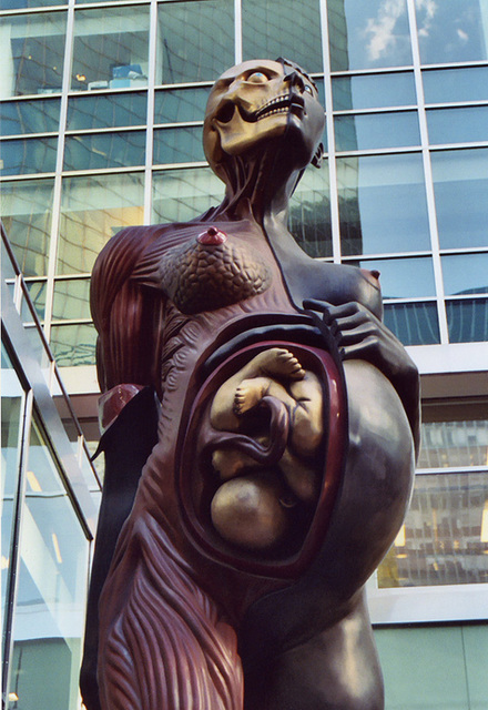 The Virgin Mother by Damien Hirst, Aug. 2006