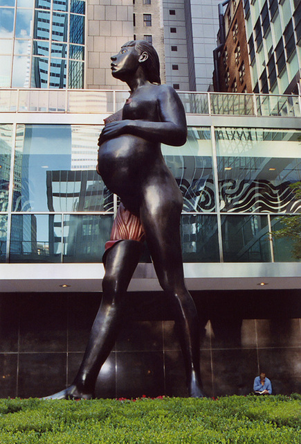 The Virgin Mother by Damien Hirst, Aug. 2006