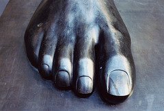 Foot of the Virgin Mother by Damien Hirst, Aug. 2006