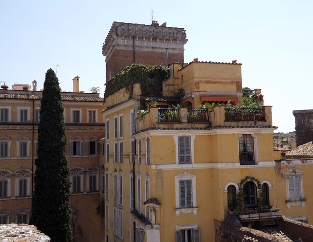 The View from the Markets of Trajan in Rome, July 2012