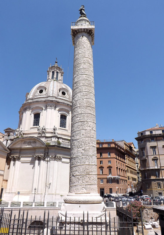 The Column of Trajan in Rome, July 2012