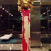 "In God We Trust": Giant C3PO Pez Dispenser Sculpture by Folkert de Jong at Lever House in NY, Feb. 2007