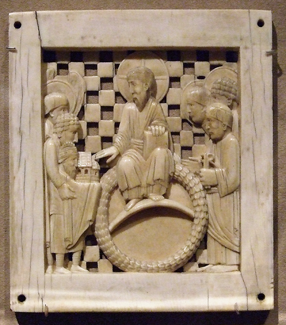 Ottonian Ivory Panel in the Metropolitan Museum of Art, August 2007