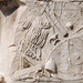 Detail of the Trophies on the Base of the Column of Trajan in Rome, July 2012