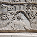 Detail of the Bridge over the Danube on the Column of Trajan in Rome, July 2012