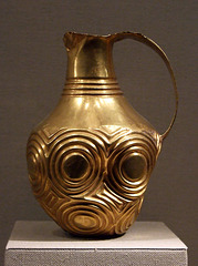 Gold Ewer Decorated with Concentric Circles in the Metropolitan Museum of Art, February 2008