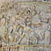 Detail of a Battle on the Column of Trajan in Rome, July 2012