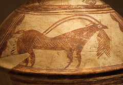 Detail of a Jar with an Ibex Design in the Metropolitan Museum of Art, September 2010