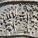 Detail of a Scene of Cutting Down Trees on the Column of Trajan in Rome, July 2012