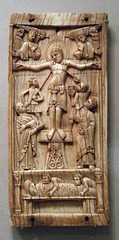 Ivory Plaque with the Crucifixion and Entombment in the Metropolitan Museum of Art, September 2010