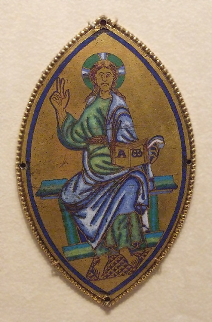 Plaque with Christ in Majesty in the Metropolitan Museum of Art, January 2011