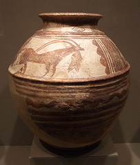 Jar with an Ibex Design in the Metropolitan Museum of Art, September 2010