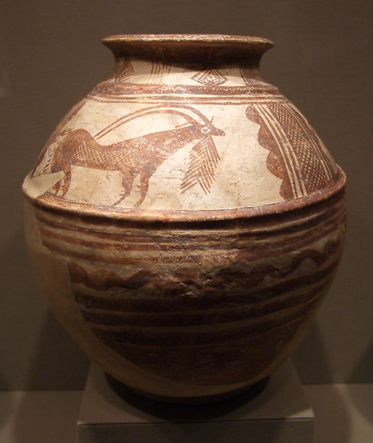 Jar with an Ibex Design in the Metropolitan Museum of Art, September 2010